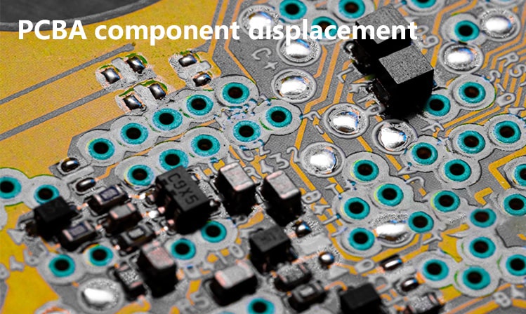 PCBA component displacement